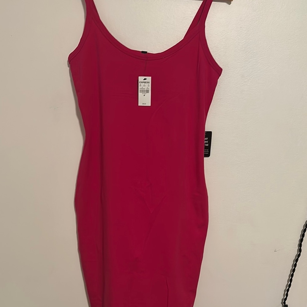 Express Vibrant Pink Dress